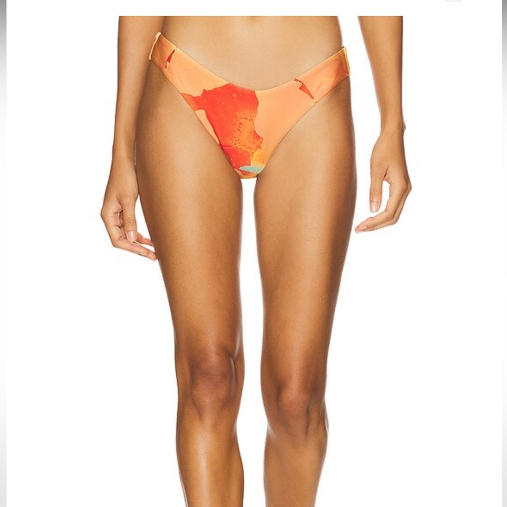 L*Space rocky bikini bottom in native poppies